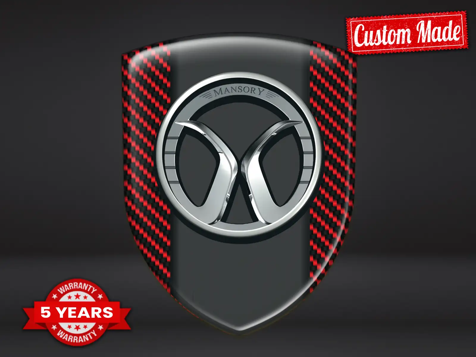 Mansory Pegatinas Auto Adhesivas Resistentes Universal